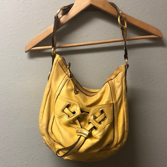 yellow hobo bags